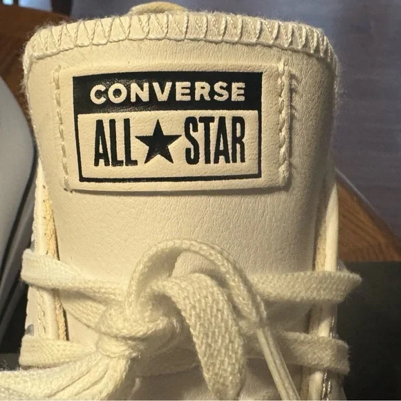 Converse Chuck Taylor All Star Lift Platform White Size 8.5 New In Box - Picture 6 of 8